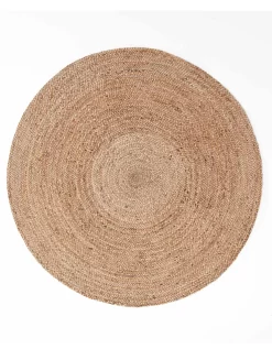 Tapis Rond Uni En Jute -Valeurs des doublures de lit. 291014 C01 zoomx vue3