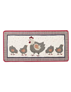 Tapis Cuisine Motif Cocotte Et Ses Poussins
