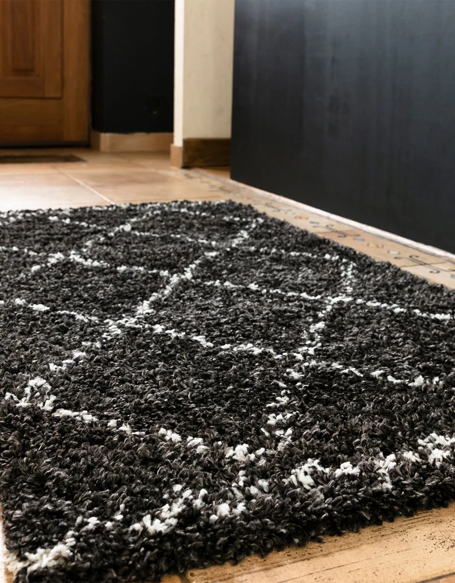 Tapis Rectangulaire Saoura Noir 4 Tapis Rectangulaire Saoura Noir – Image 4