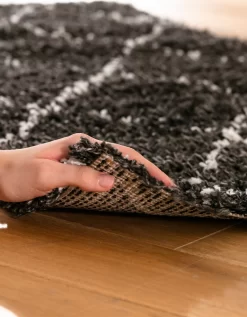 Tapis Rectangulaire Saoura Noir 9 Tapis Rectangulaire Saoura Noir -Valeurs des doublures de lit. 291030 C01 zoomx vue5