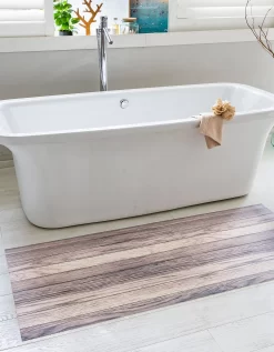 Tapis Vinyle Effet Parquet Cérusé -Valeurs des doublures de lit. 291057 C01 zoomx vue2