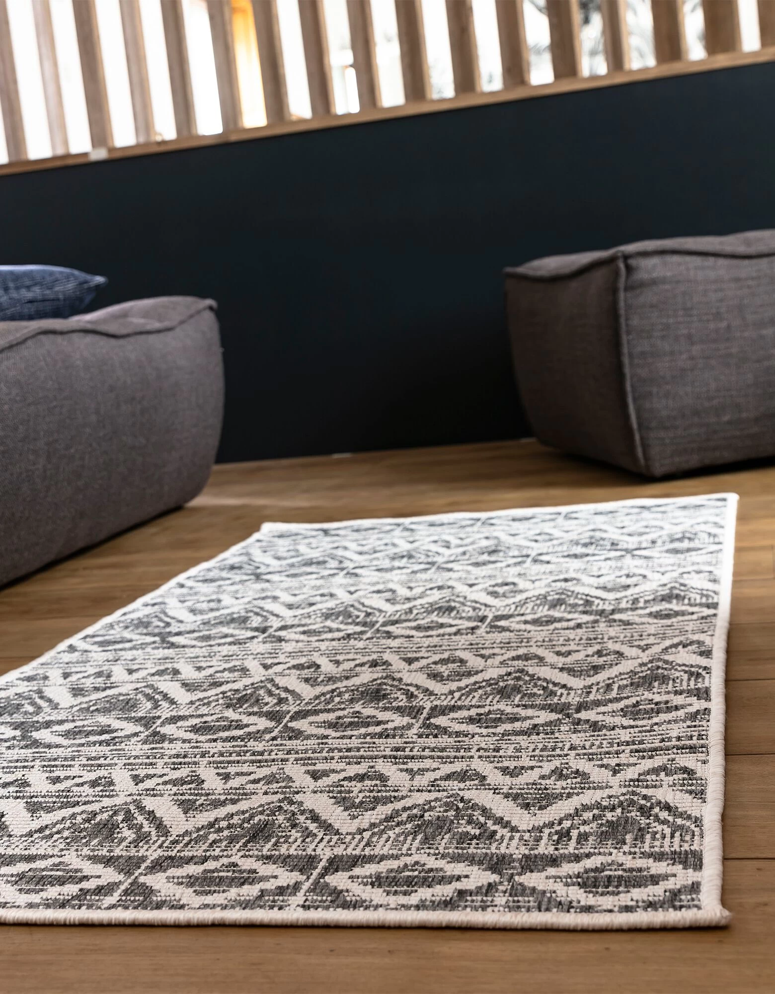 Tapis Rectangulaire Tissé Réversible Bandana 1 Tapis Rectangulaire Tissé Réversible Bandana