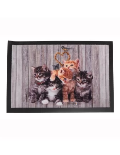 Tapis Anti-poussière Imprimé Chatons