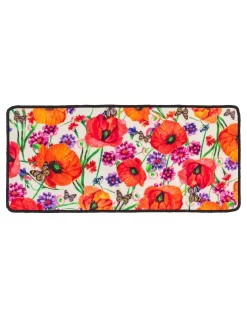 Tapis Cuisine Motif Fleurs