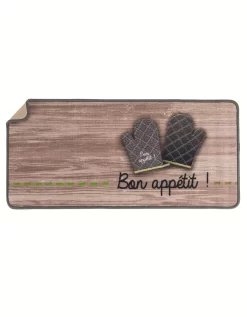 Tapis Cuisine Déco "Bon Appétit !"