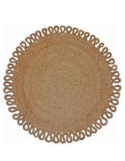 Tapis Rond Jute Naturelle Contour Bouclette 7 Tapis Rond Jute Naturelle Contour Bouclette -Valeurs des doublures de lit. 291110 C01 zoomx vue4