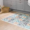 Tapis Vinyle Effet Carreaux Ciment Couleur