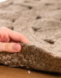 Tapis Rond En Jute -Valeurs des doublures de lit. 291163 C01 zoomx vue3