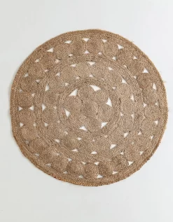 Tapis Rond En Jute -Valeurs des doublures de lit. 291163 C01 zoomx vue4