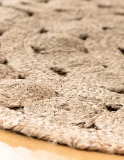 Tapis Rond En Jute -Valeurs des doublures de lit. 291163 C01 zoomx vue5