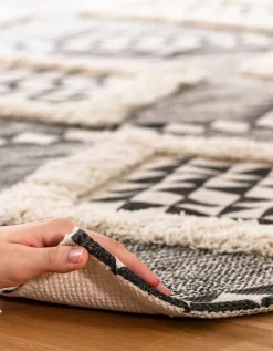 Tapis Imprimé Tufté Eko Noir/naturel -Valeurs des doublures de lit. 291164 C01 zoomx vue3