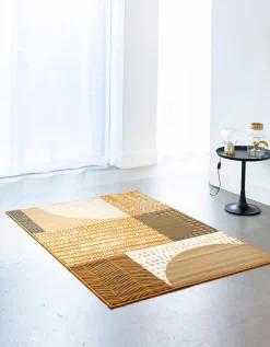 Tapis Décoratif Motif Géométrique