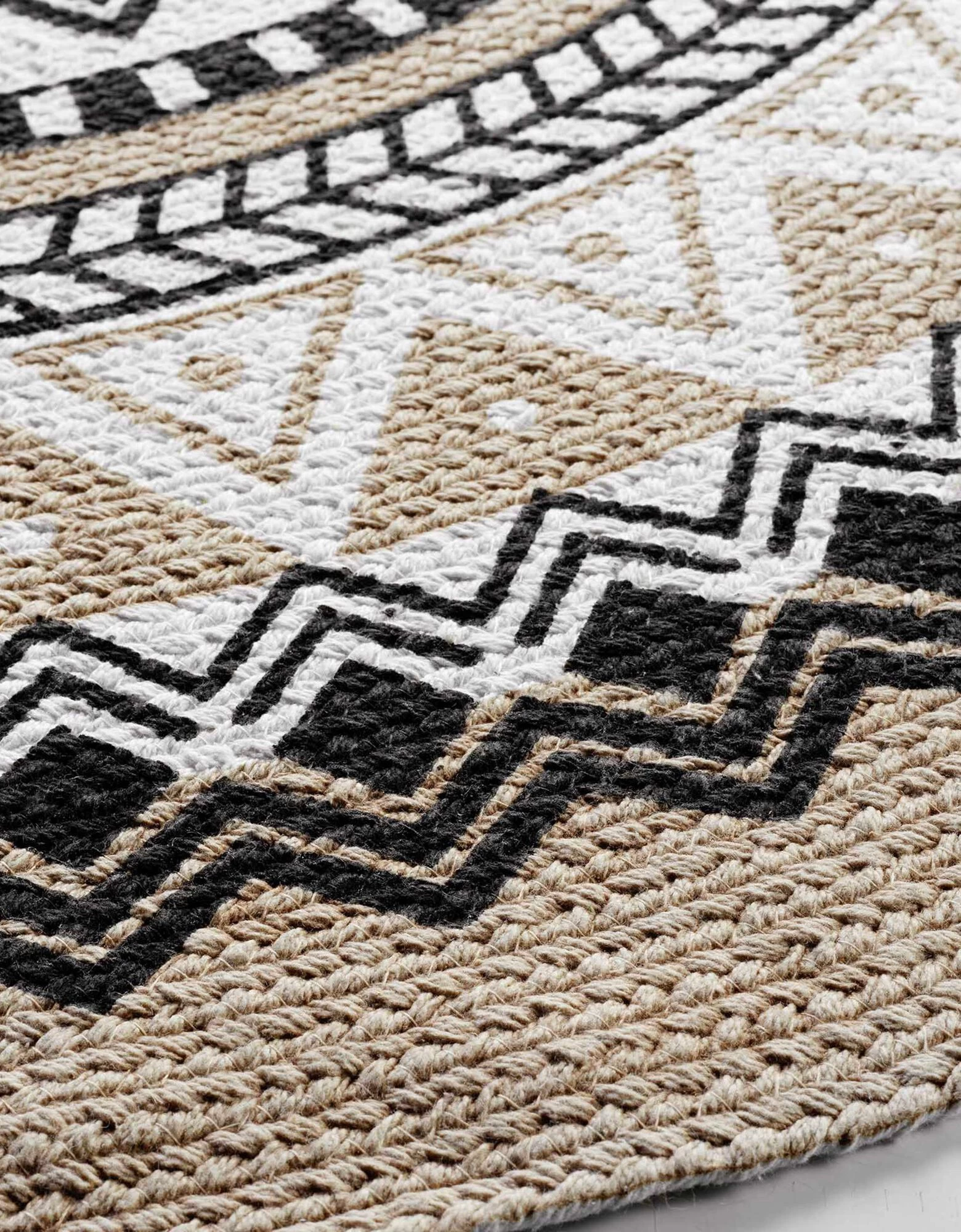 Tapis Rond Imprimé Ethnique 4 Tapis Rond Imprimé Ethnique – Image 4