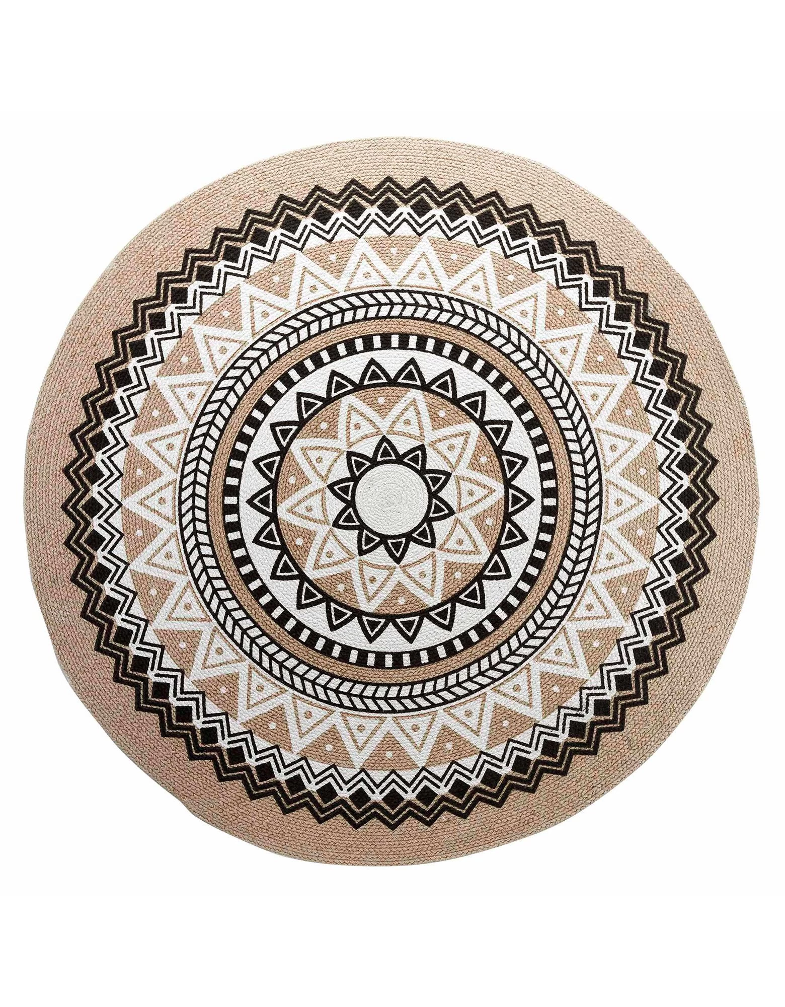 Tapis Rond Imprimé Ethnique 2 Tapis Rond Imprimé Ethnique – Image 2
