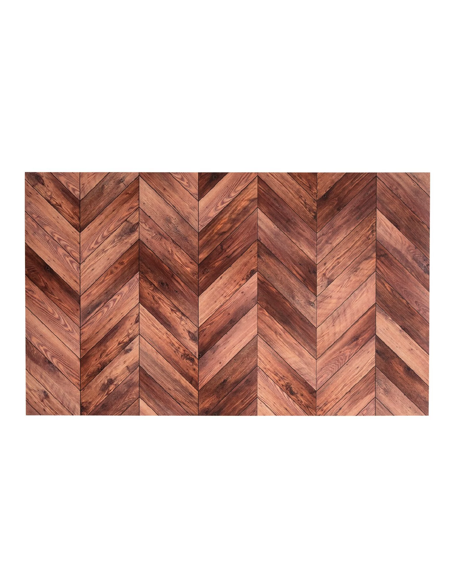 Tapis Vinyle Effet Parquet Chevrons 2 Tapis Vinyle Effet Parquet Chevrons – Image 2