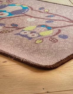 Tapis Cuisine Beige Imprimé Chouettes -Valeurs des doublures de lit. 291207 C01 zoomx vue3
