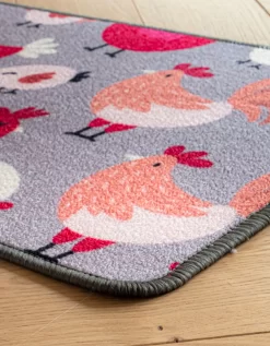 Tapis Cuisine Motif Poules -Valeurs des doublures de lit. 291208 C01 zoomx vue3