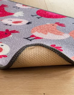Tapis Cuisine Motif Poules -Valeurs des doublures de lit. 291208 C01 zoomx vue4