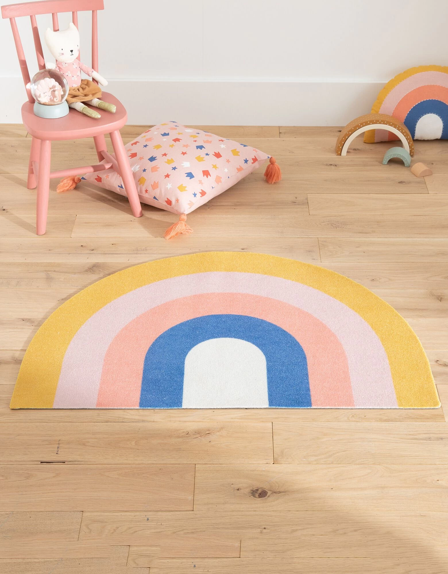 Tapis Forme Arc-en-ciel Antidérapant 1 Tapis Forme Arc-en-ciel Antidérapant