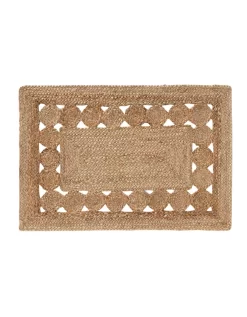 Tapis Jute Ajouré - Rectangulaire