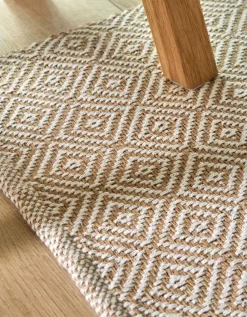 Tapis Jute-coton Imprimé - Rectangulaire -Valeurs des doublures de lit. 291252 C01 zoomx vue4