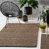 Tapis Jute-coton Imprimé - Rectangulaire