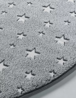 Tapis Flanelle Imprimé étoiles Phosphorescentes - Rond -Valeurs des doublures de lit. 291259 C01 zoomx vue5