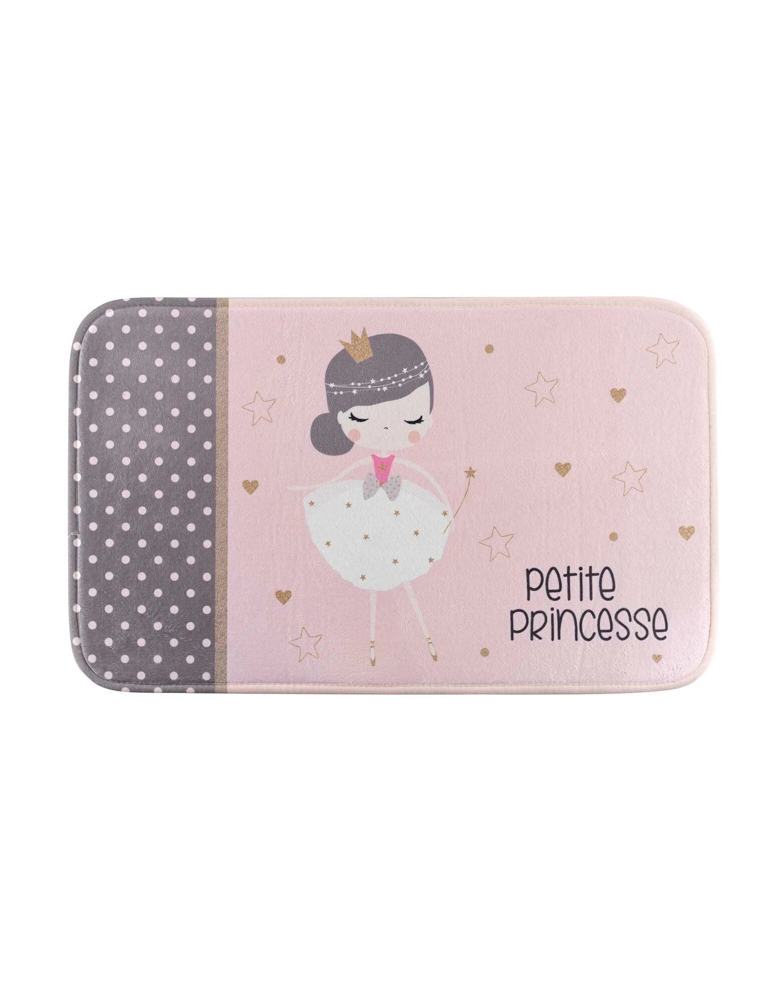 Tapis Enfant Velours Imprimé Princesse étoiles - Rectangulaire 1 Tapis Enfant Velours Imprimé Princesse étoiles - Rectangulaire