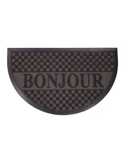 Tapis Entrée Demi Lune Antipoussière "bonjour" 5 Tapis Entrée Demi Lune Antipoussière "bonjour" -Valeurs des doublures de lit. 291274 C01 zoomx vue3