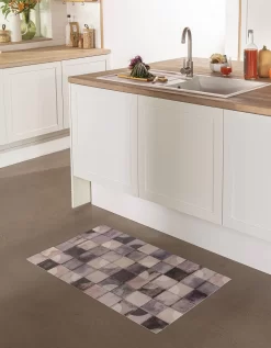 Tapis Vinyle Façon Carrelage