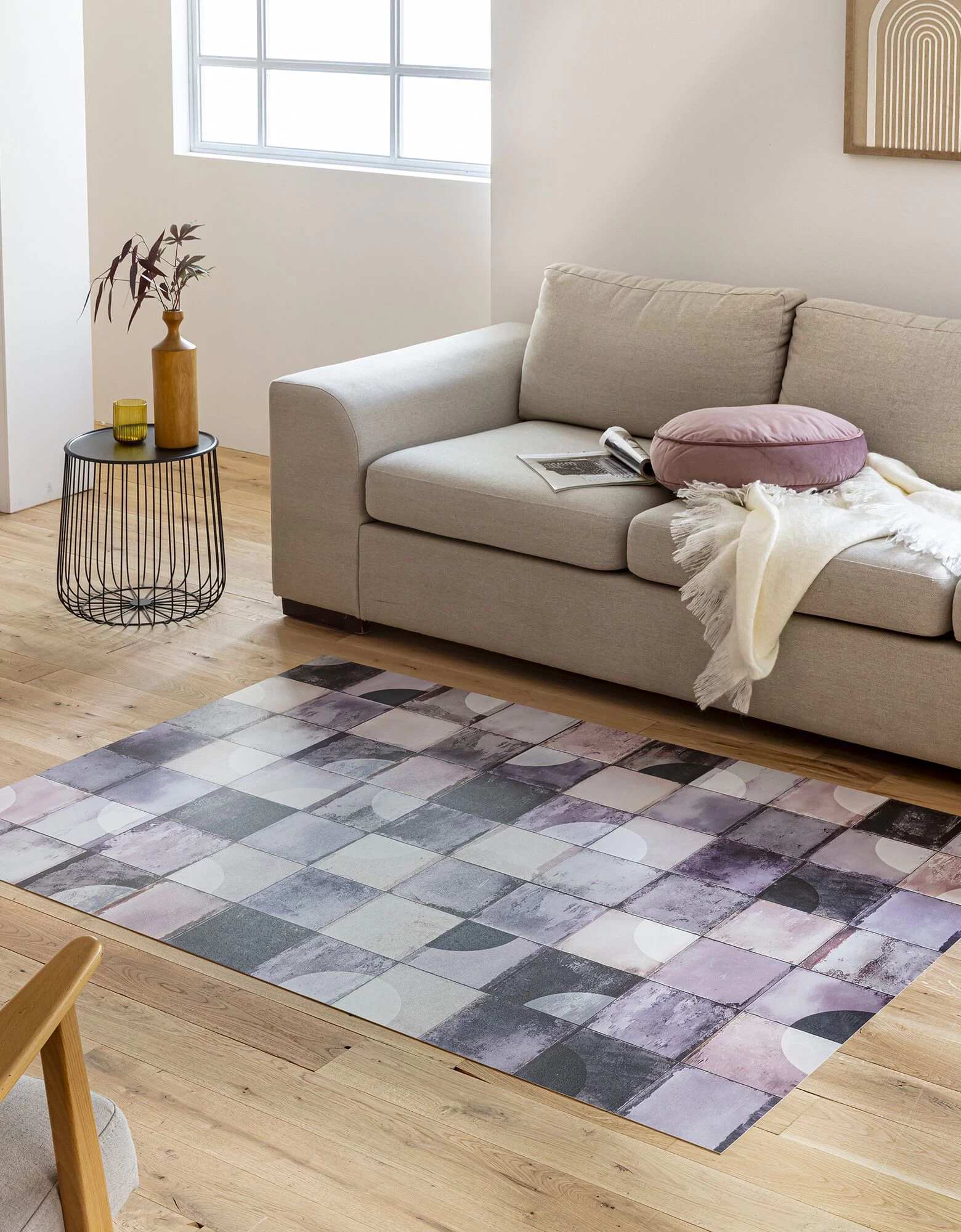 Tapis Vinyle Façon Carrelage 4 Tapis Vinyle Façon Carrelage – Image 4