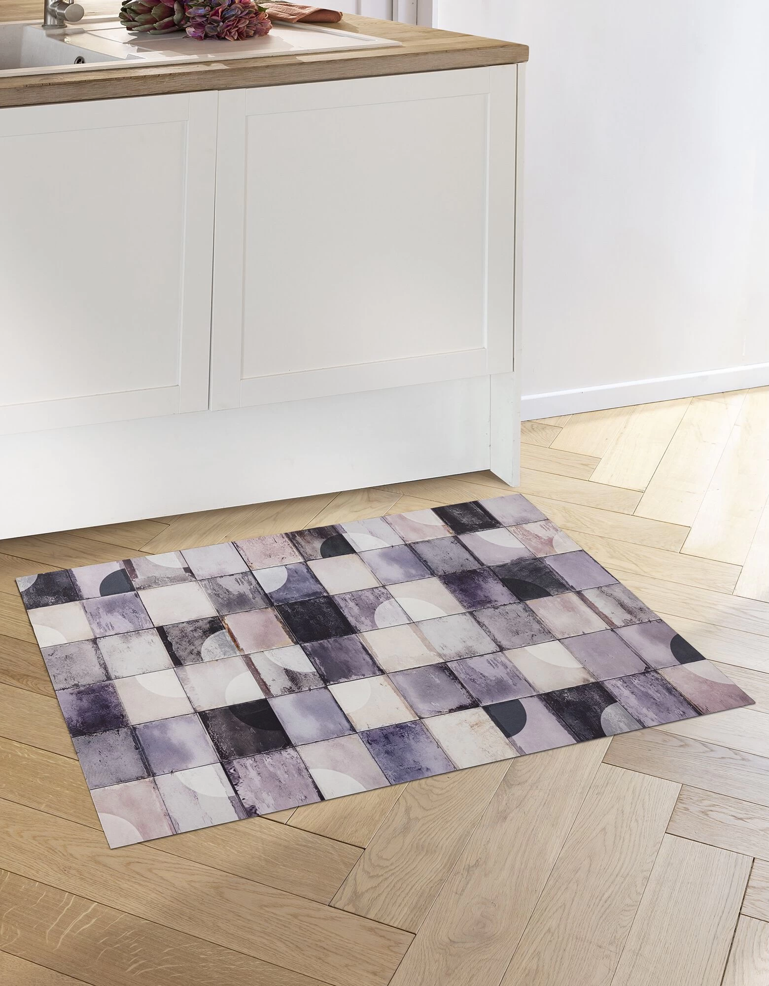 Tapis Vinyle Façon Carrelage 5 Tapis Vinyle Façon Carrelage – Image 5