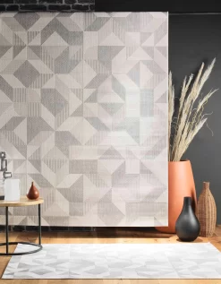 Tapis Décoratif Rectangulaire, Motif Graphique