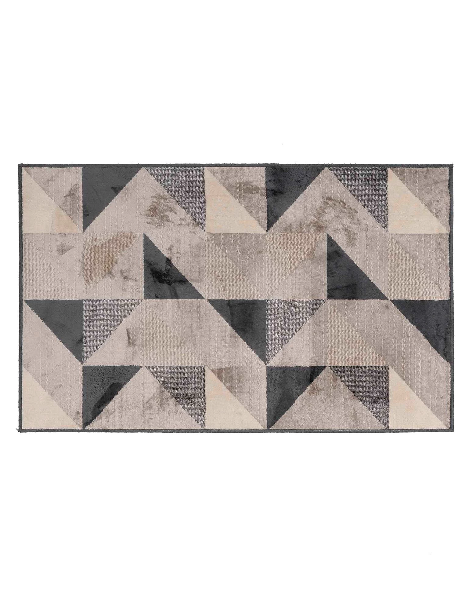 Tapis Décoratif Rectangulaire, Motif Géométrique 2 Tapis Décoratif Rectangulaire, Motif Géométrique – Image 2