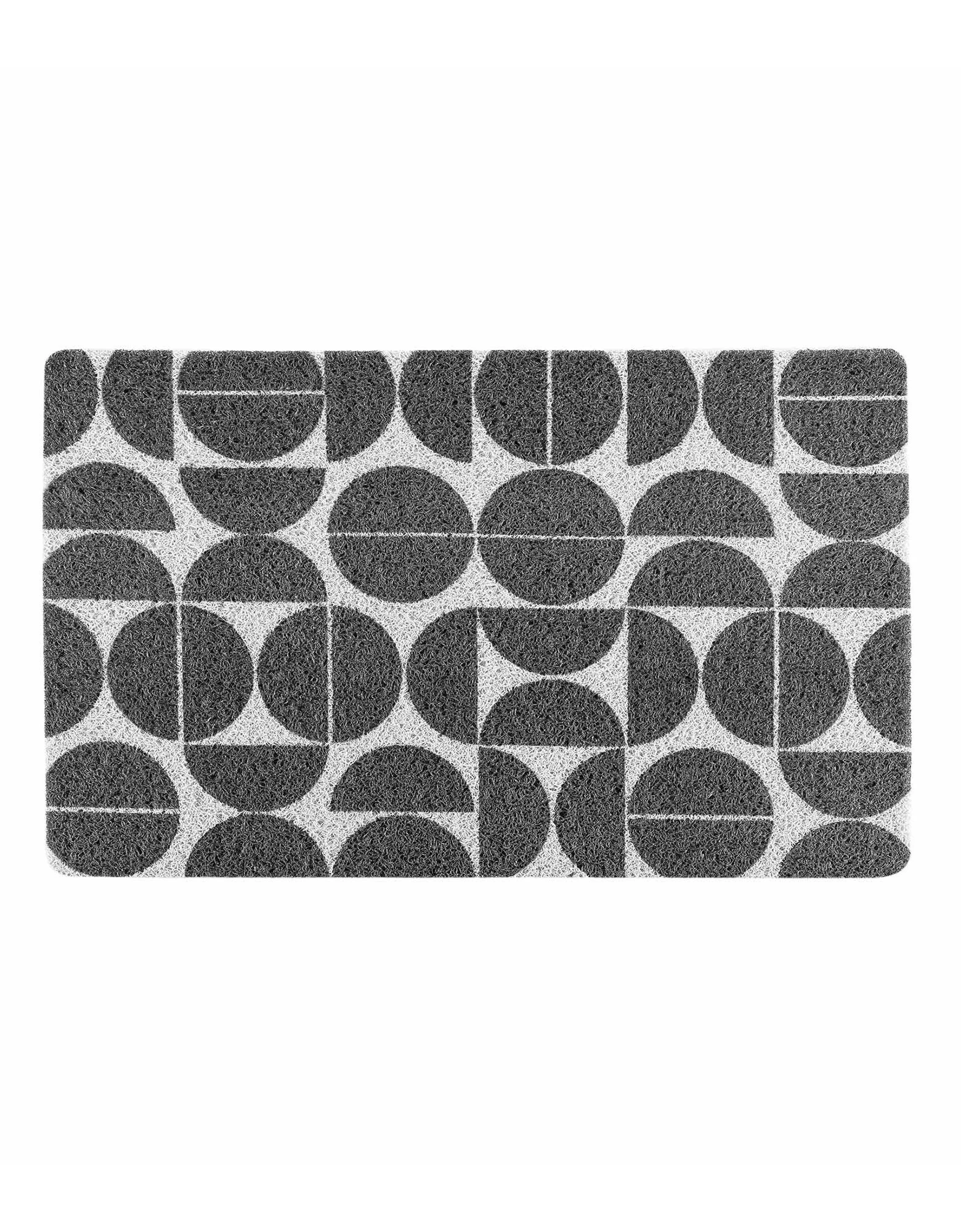 Tapis D'entrée Rectangulaire, Motif Géométrique 1 Tapis D'entrée Rectangulaire, Motif Géométrique