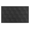 Tapis D'entrée Rectangulaire, Motif Graphique Reliefé