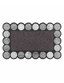 Tapis D'entrée Rectangulaire, Motif Rosaces