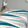 Couette Microfibre Imprimé Géométrique 350 G/m²