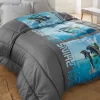 Couette Microfibre Imprimée Dauphins 200 G/m2
