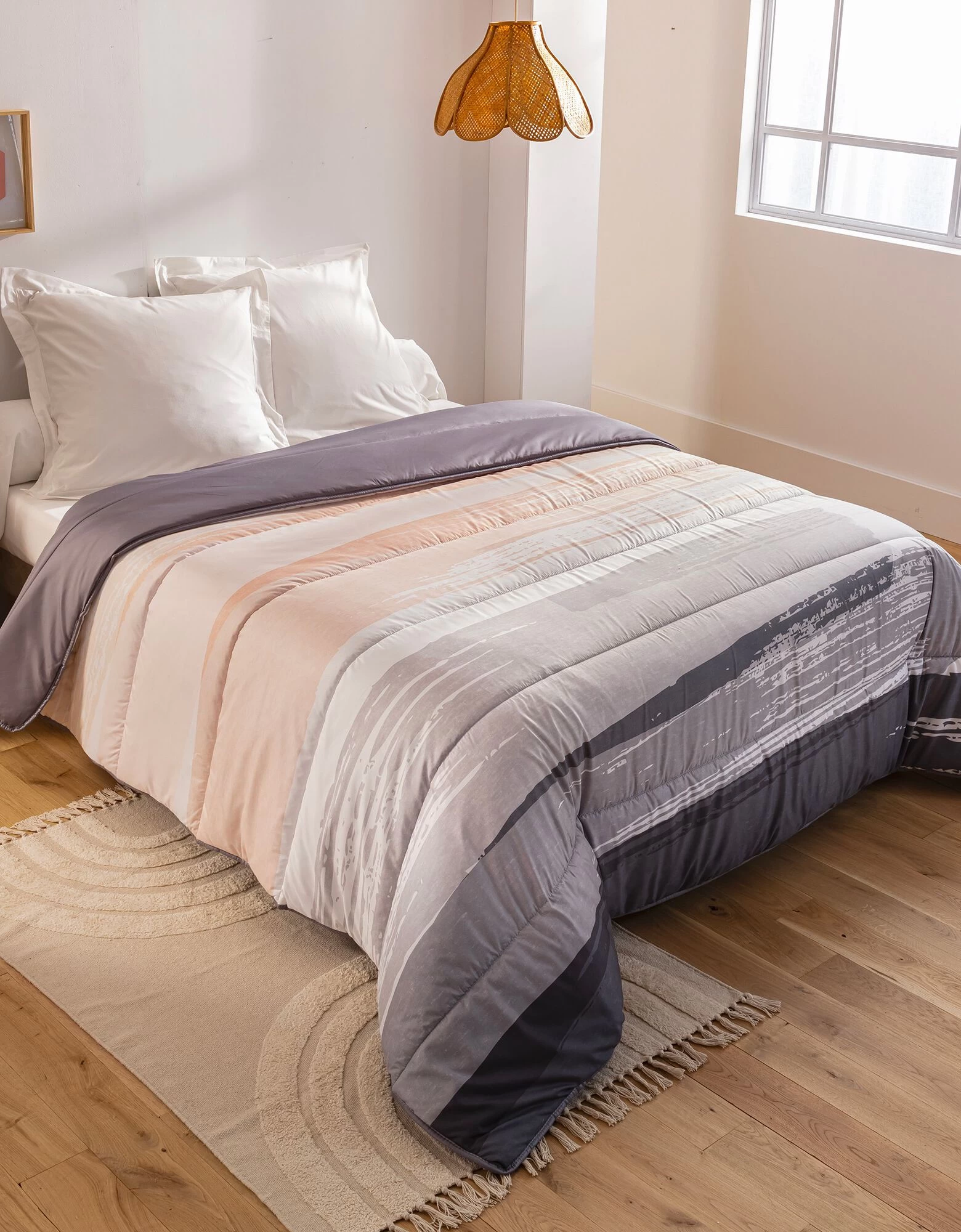 Couette Microfibre Imprimée Pastel 200g/m² 1 Couette Microfibre Imprimée Pastel 200g/m²