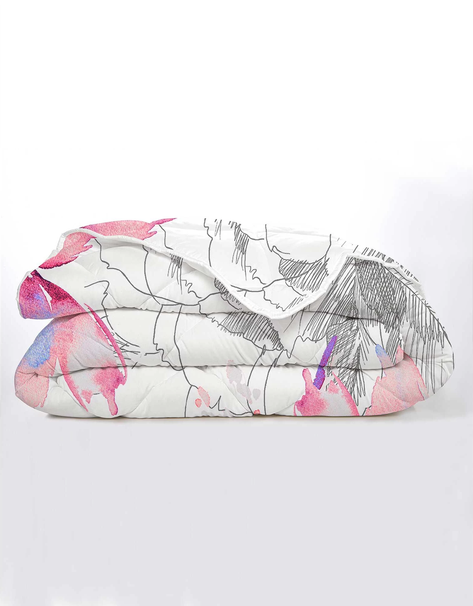 Couette Coton Imprimé Fleurs 200g/m² 2 Couette Coton Imprimé Fleurs 200g/m² – Image 2