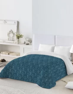 Couette Microfibre Imprimée Palmito 1 Ou 2 Personnes - 200g/m2