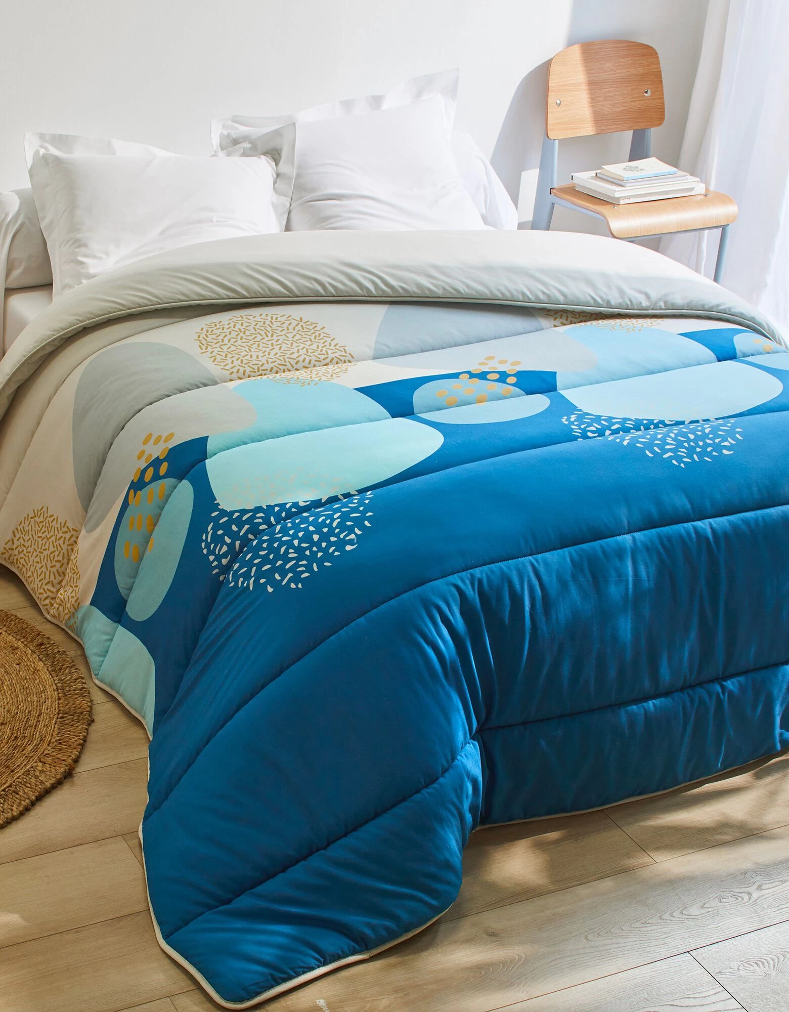 Couette Coton Imprimé Galet 400g/m² 1 Couette Coton Imprimé Galet 400g/m²