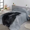 Couette Microfibre Cheval Noir 200 G/m²
