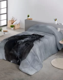 Couette Microfibre Cheval Noir 200 G/m²