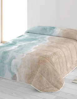 Couette Microfibre Imprimée Sable Fin 200 G/m²