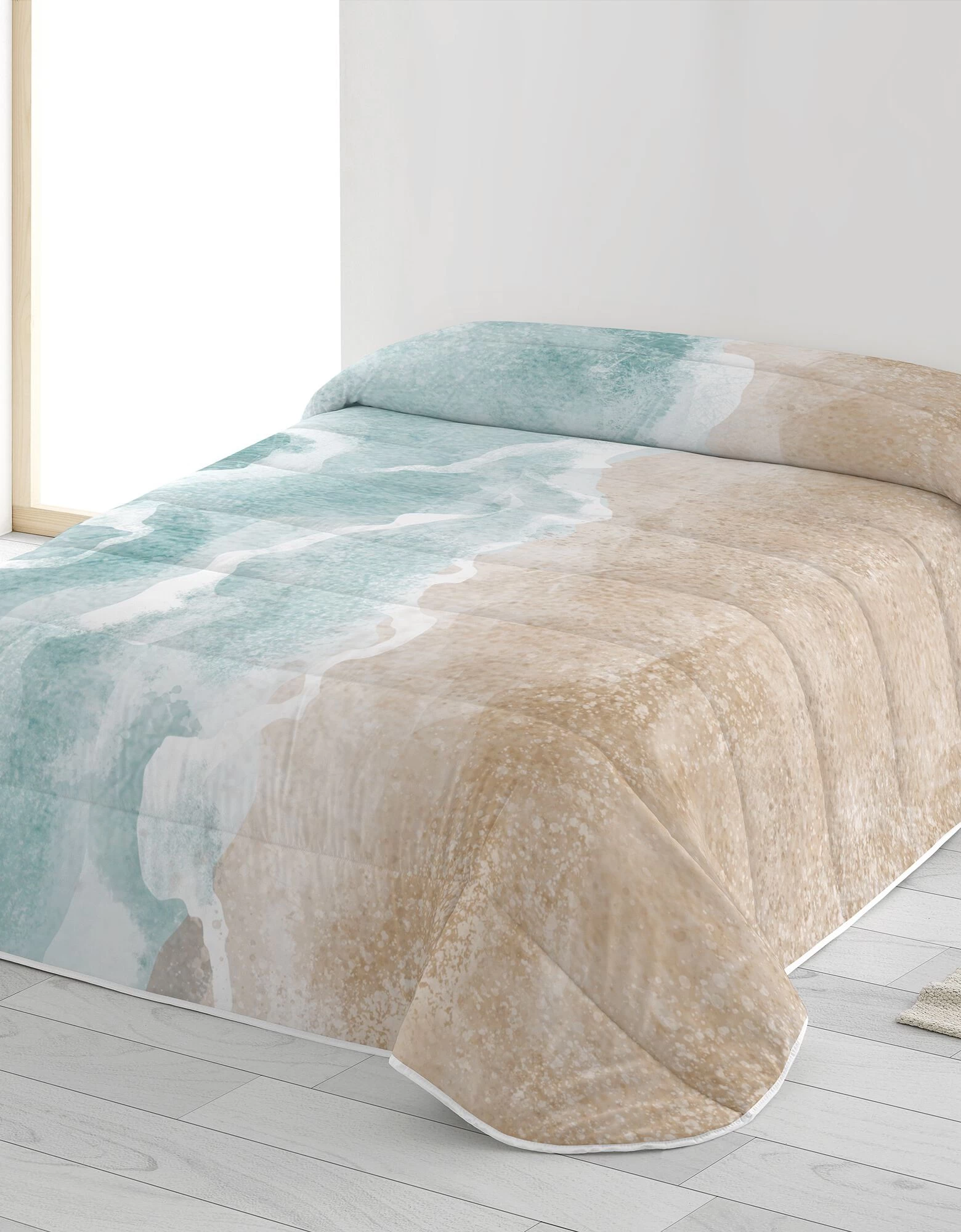 Couette Microfibre Imprimée Sable Fin 200 G/m² 1 Couette Microfibre Imprimée Sable Fin 200 G/m²