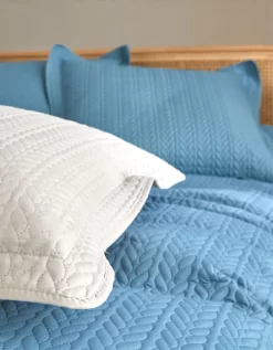 Couvre-lit Matelassé Microfibre Motif Géométrique -Valeurs des doublures de lit. 322356 C06 zoomx vue5