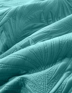 Couvre-lit Uni Matelassé Reliéfé "feuillage" -Valeurs des doublures de lit. 322427 C03 zoom detailRFP