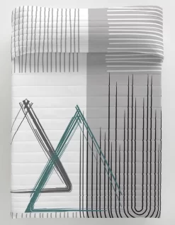 Couvre-lit Matelassé Imprimé Graphique -Valeurs des doublures de lit. 322432 C01 zoomx vue3